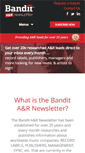 Mobile Screenshot of banditnewsletter.com